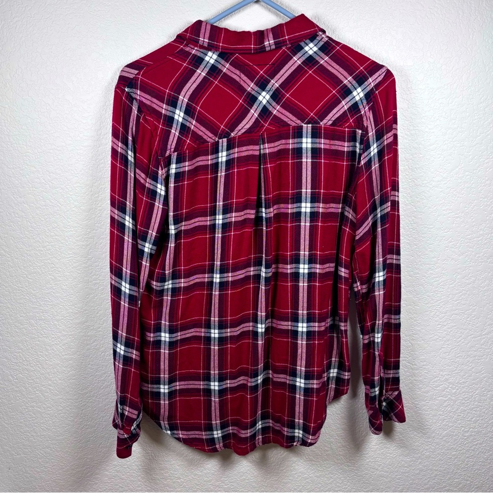 Rails Hunter Cranberry Ink Red Black And White Bu… - image 4